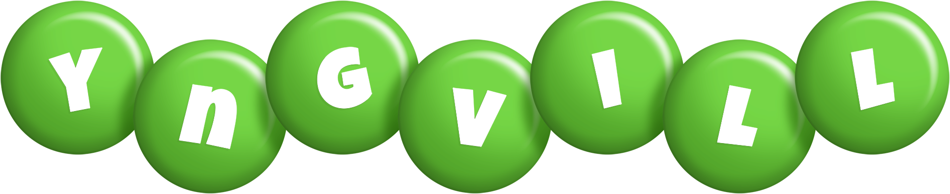 Yngvill candy-green logo