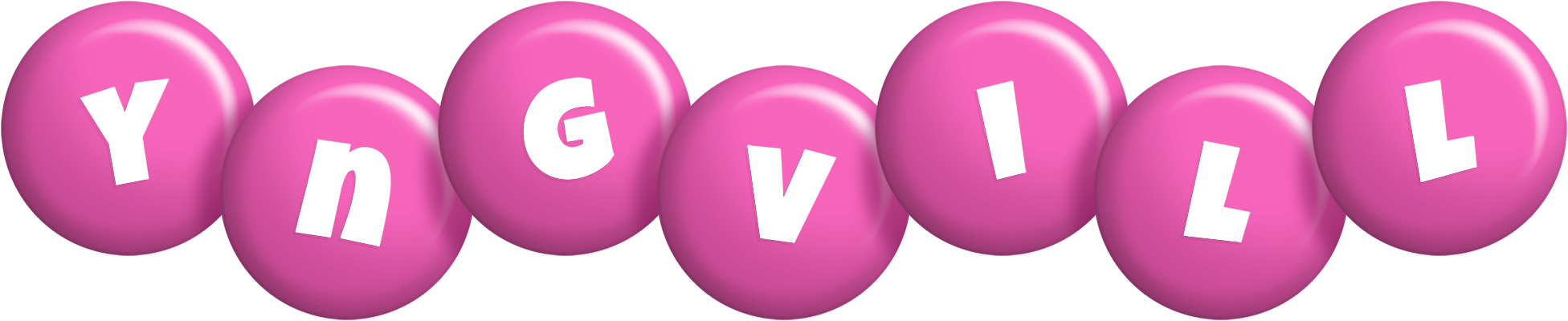 Yngvill candy-pink logo