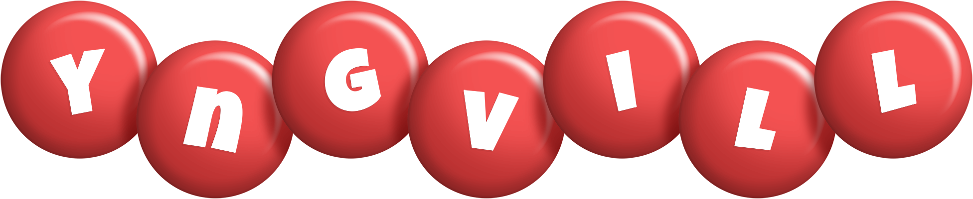 Yngvill candy-red logo
