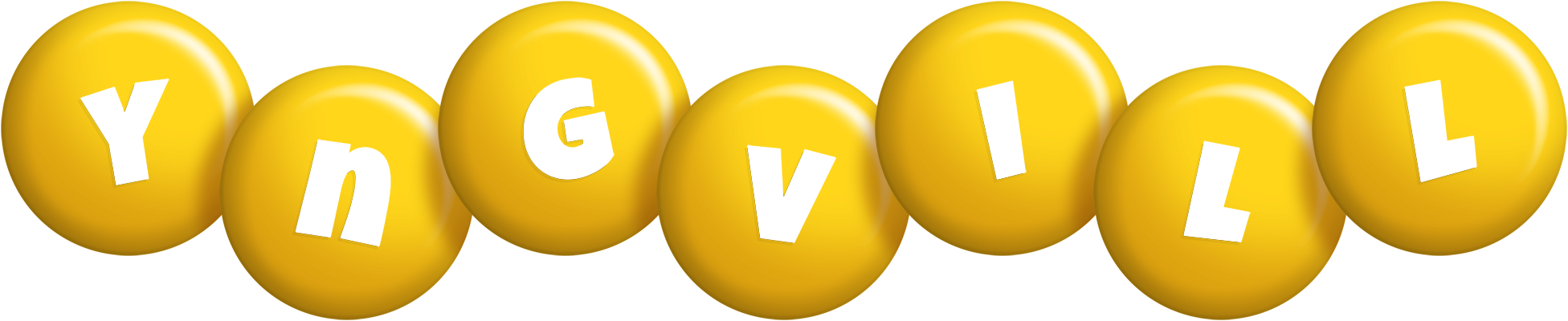Yngvill candy-yellow logo