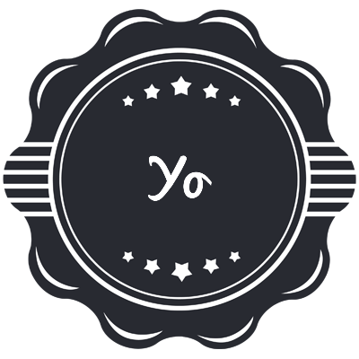 Yo badge logo