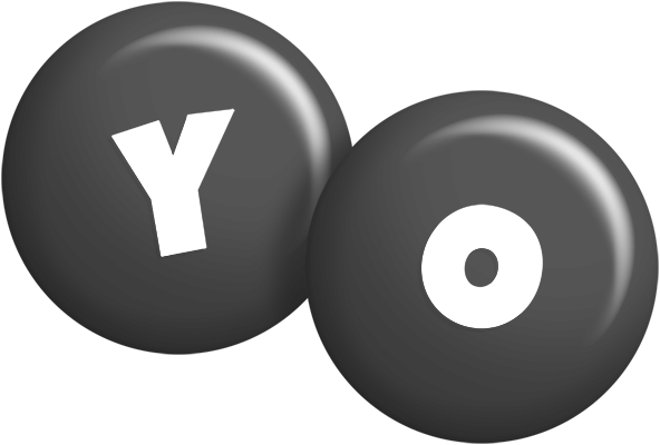 Yo candy-black logo