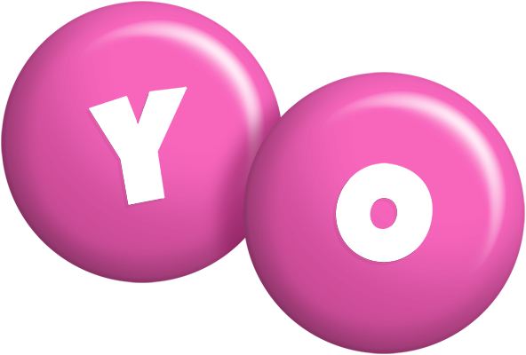 Yo candy-pink logo