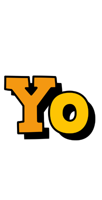 Yo cartoon logo