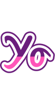 Yo cheerful logo