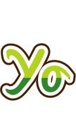 Yo golfing logo