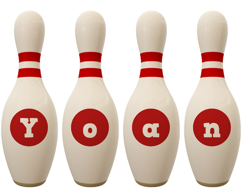 Yoan bowling-pin logo