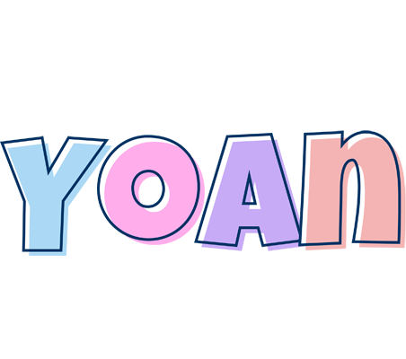 Yoan pastel logo