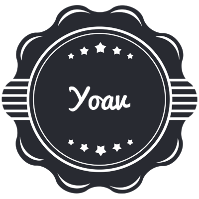 Yoav badge logo