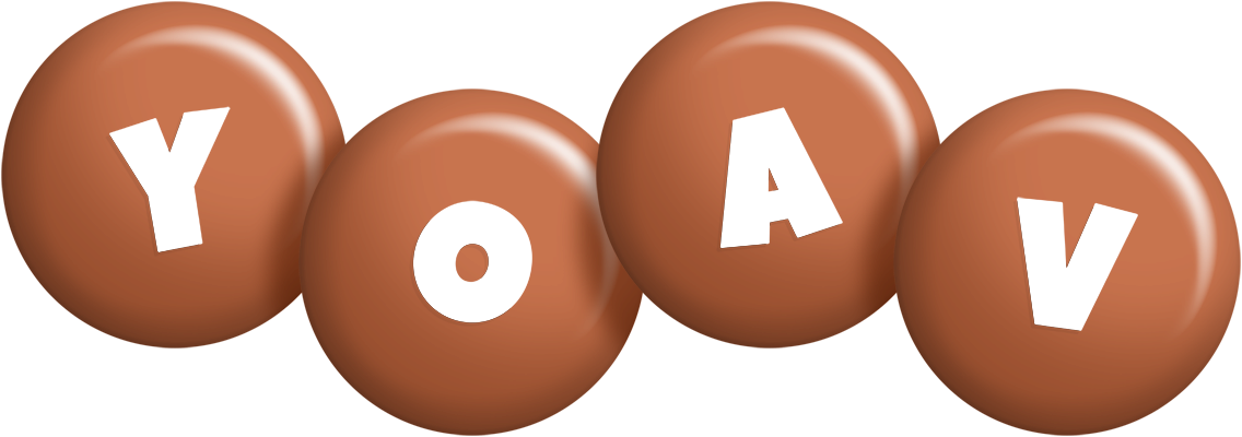 Yoav candy-brown logo