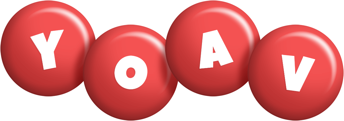 Yoav candy-red logo