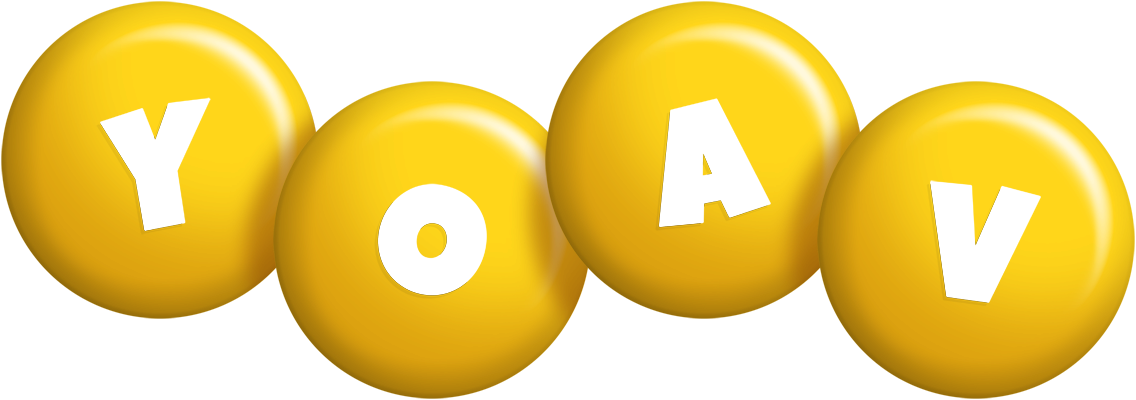 Yoav candy-yellow logo
