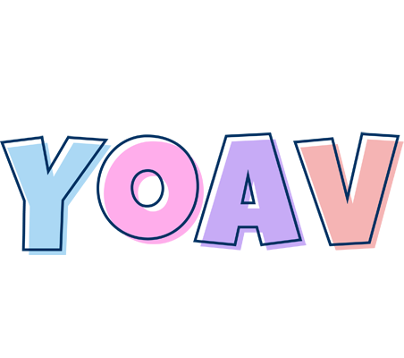 Yoav pastel logo