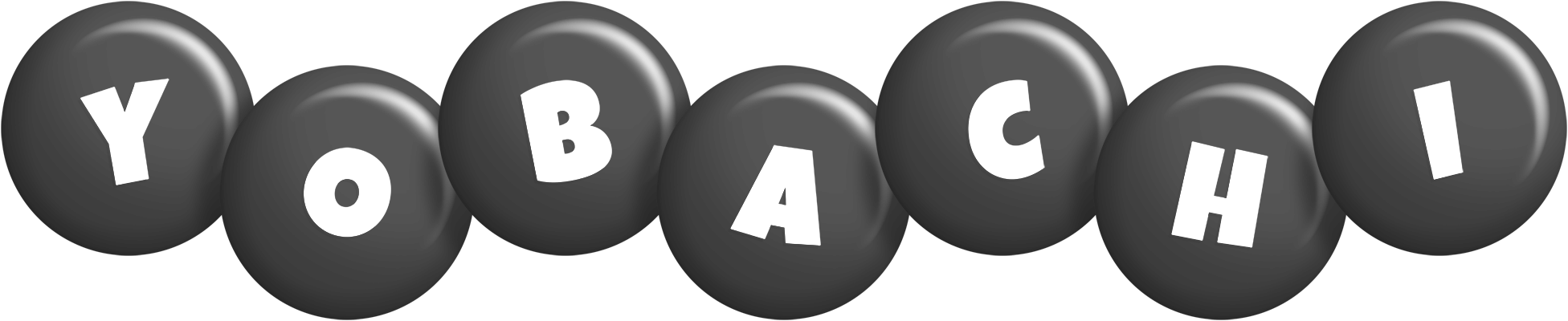 Yobachi candy-black logo