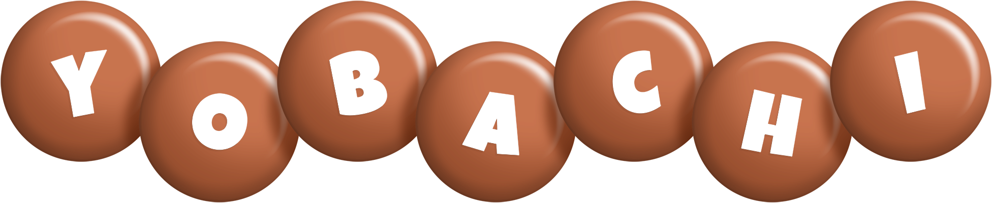 Yobachi candy-brown logo