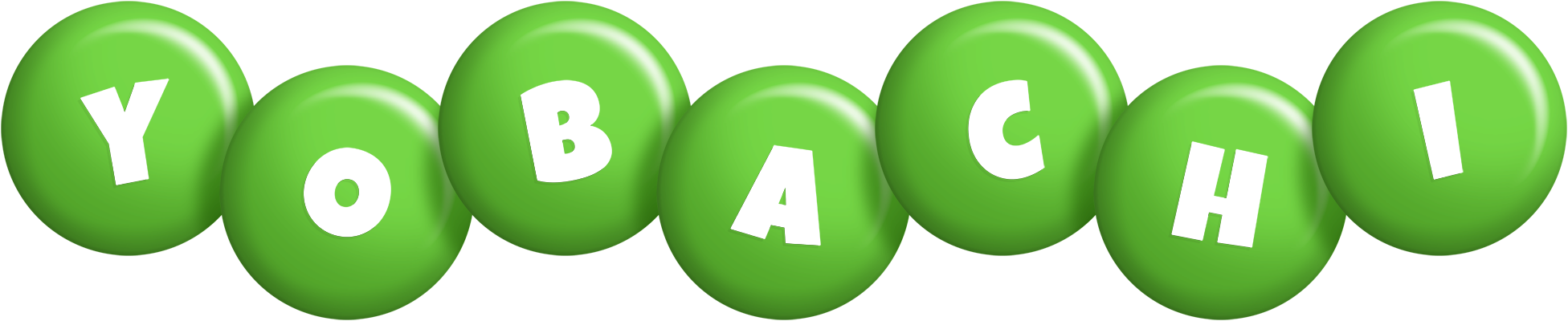 Yobachi candy-green logo