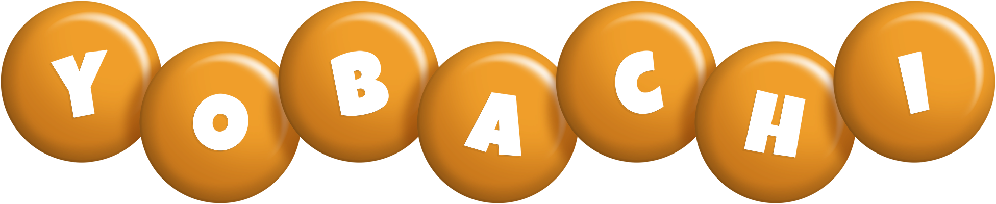 Yobachi candy-orange logo