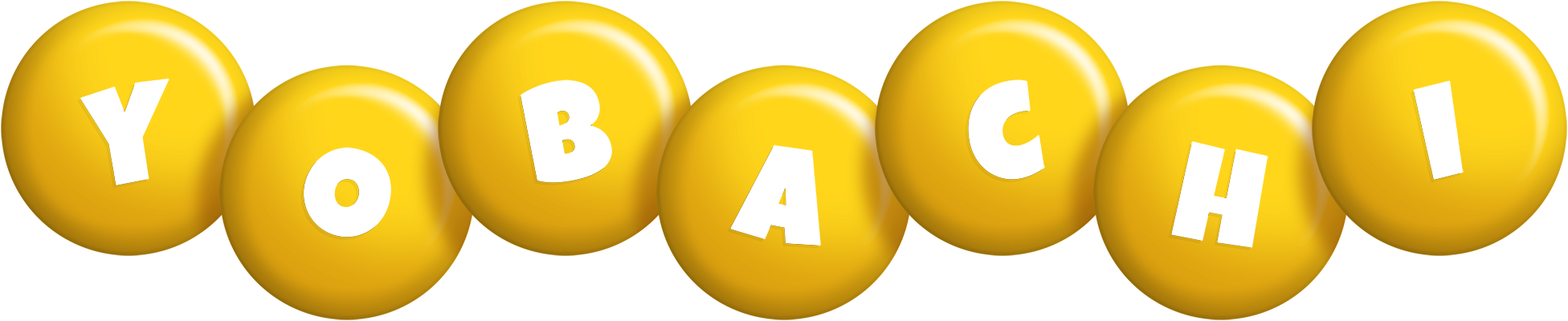 Yobachi candy-yellow logo