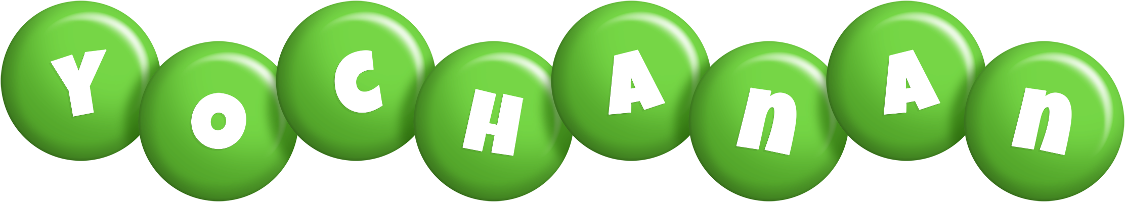 Yochanan candy-green logo