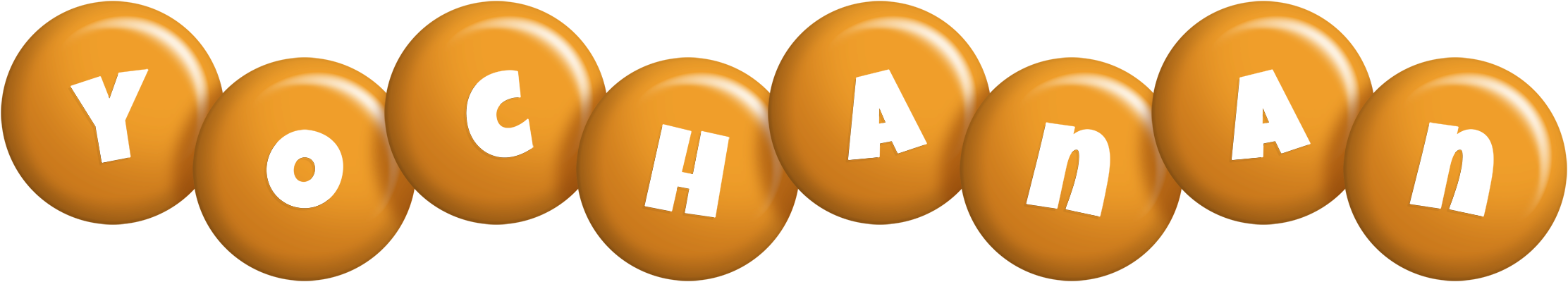 Yochanan candy-orange logo