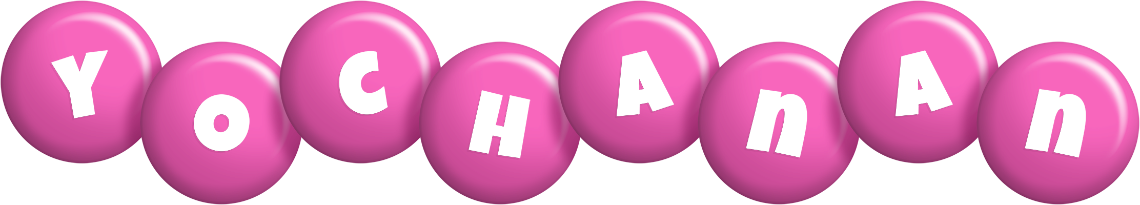 Yochanan candy-pink logo