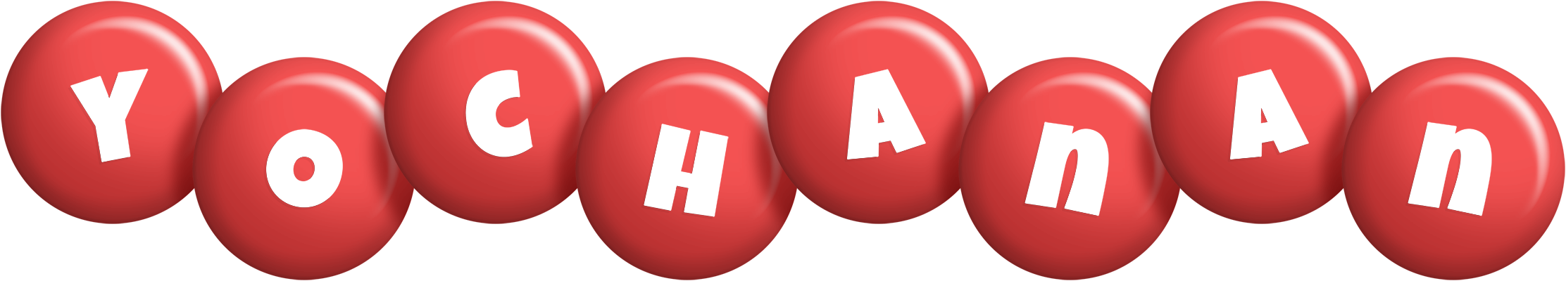 Yochanan candy-red logo