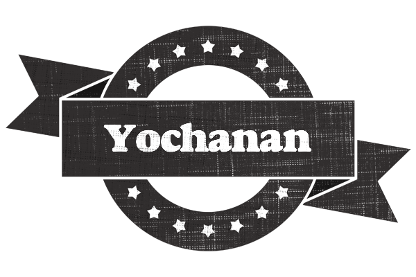 Yochanan grunge logo