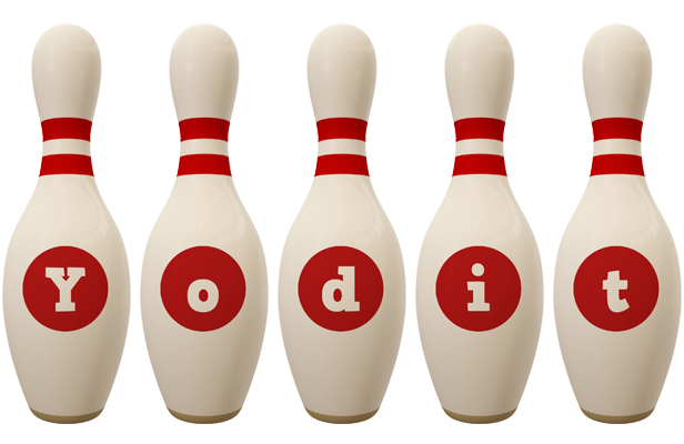 Yodit bowling-pin logo