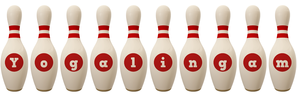 Yogalingam bowling-pin logo