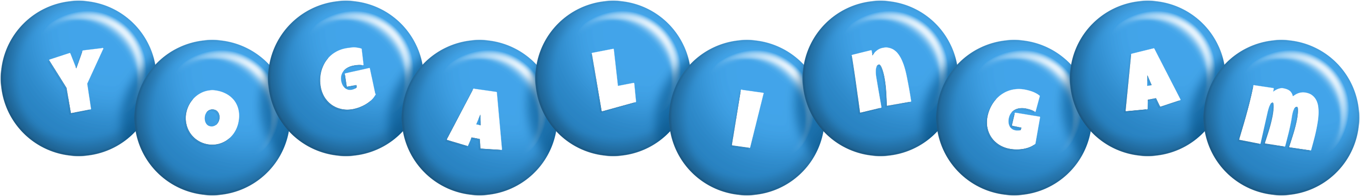 Yogalingam candy-blue logo