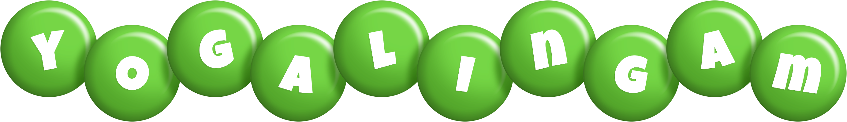 Yogalingam candy-green logo
