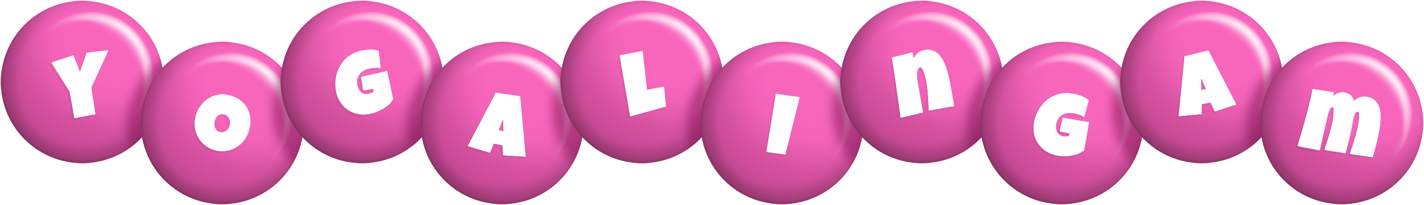 Yogalingam candy-pink logo
