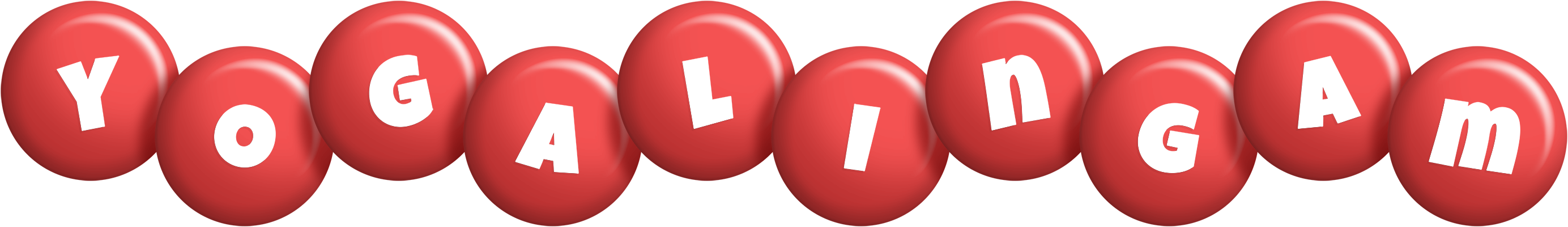 Yogalingam candy-red logo