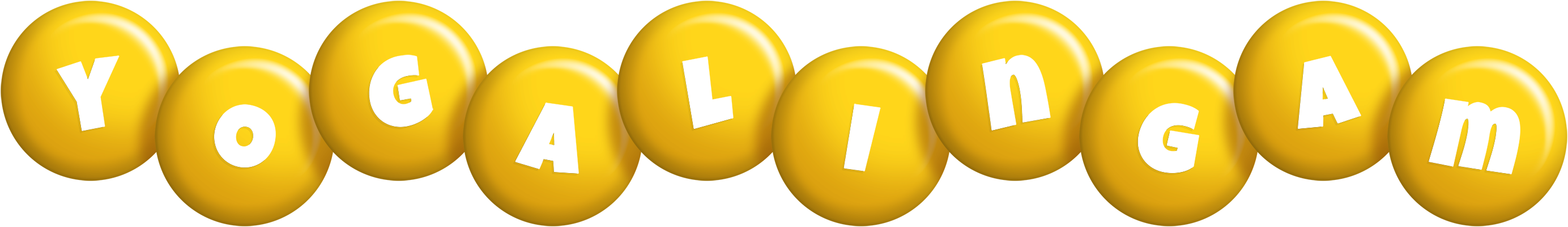 Yogalingam candy-yellow logo