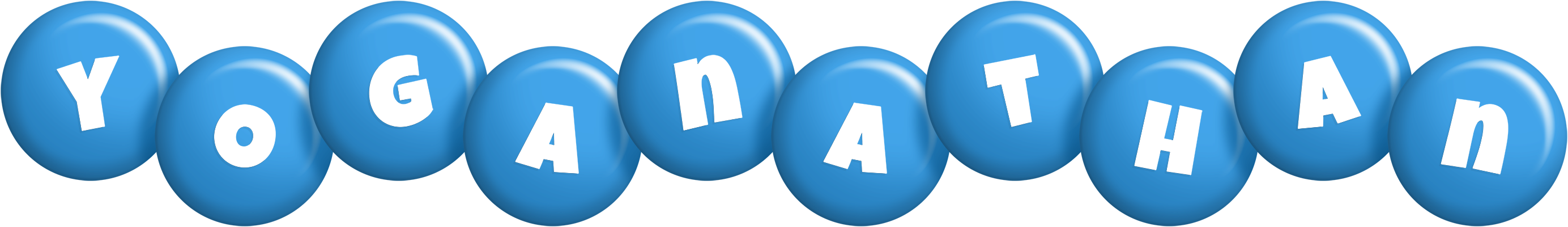Yoganathan candy-blue logo
