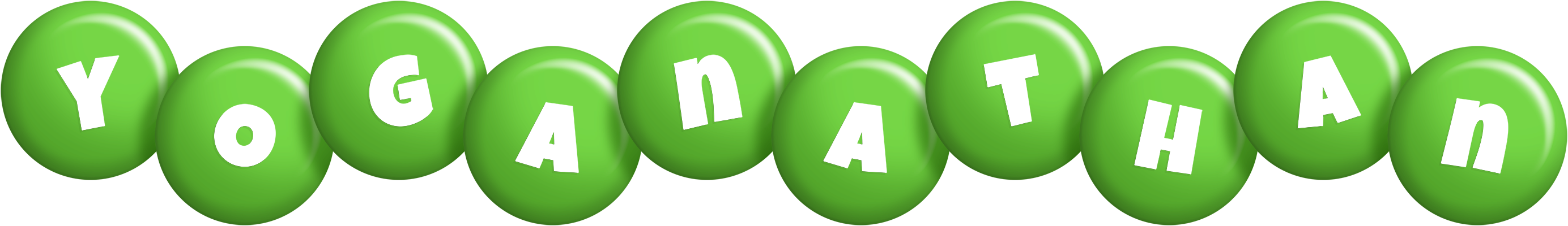 Yoganathan candy-green logo