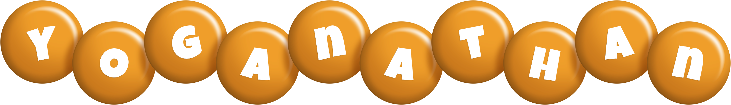 Yoganathan candy-orange logo