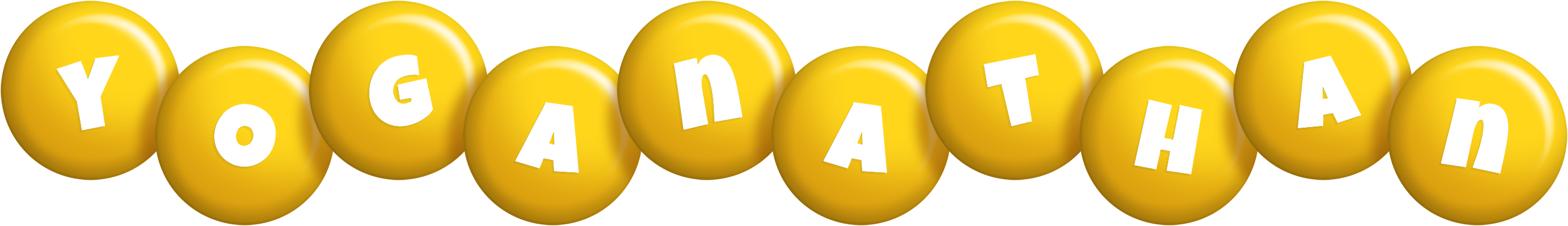 Yoganathan candy-yellow logo