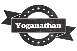Yoganathan grunge logo