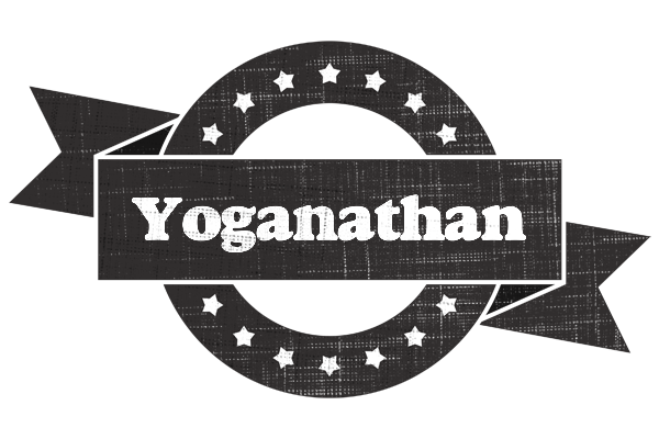 Yoganathan grunge logo