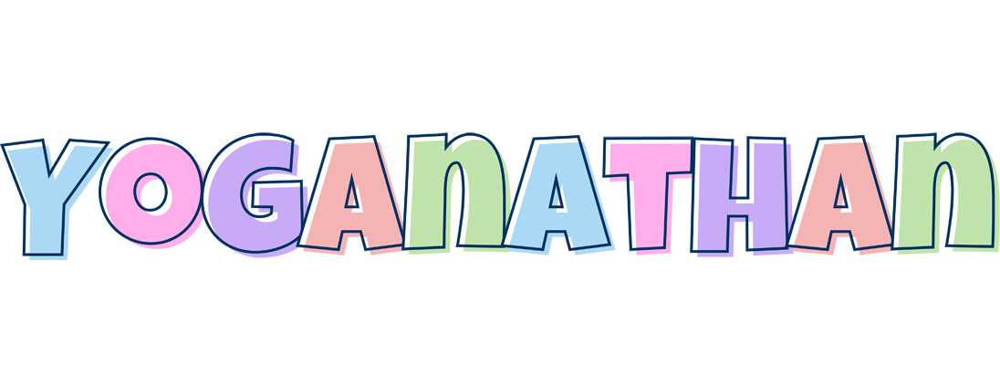 Yoganathan pastel logo