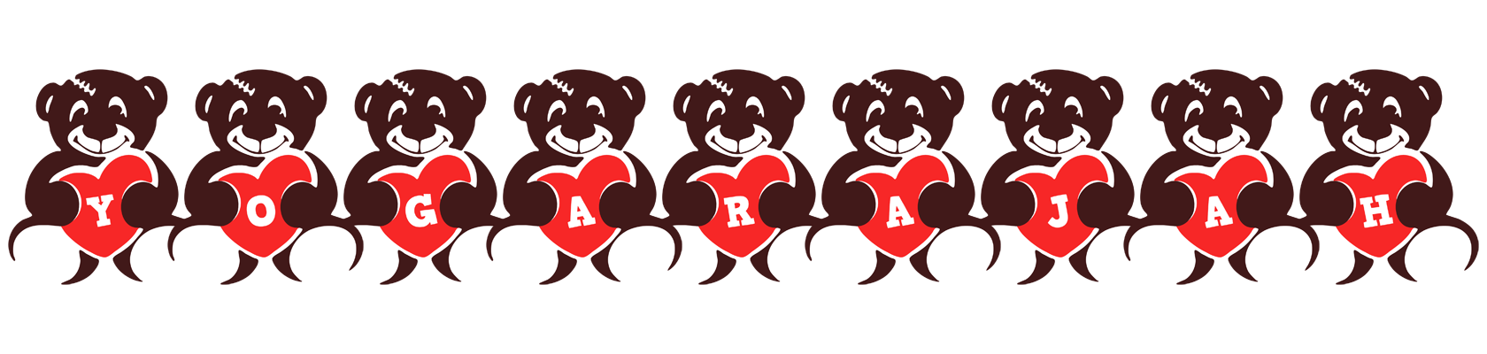 Yogarajah bear logo