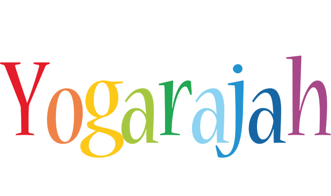 Yogarajah birthday logo