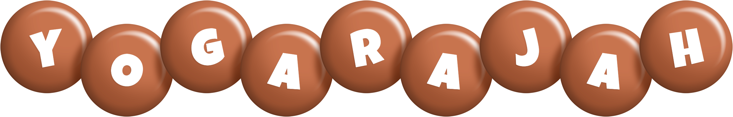 Yogarajah candy-brown logo