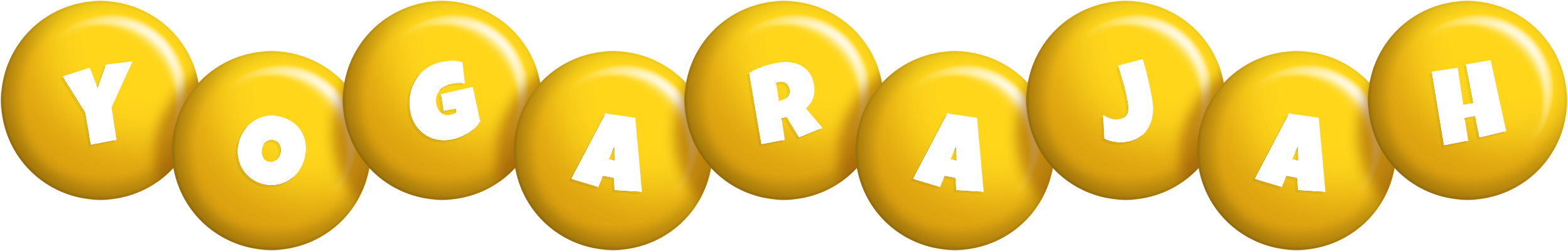 Yogarajah candy-yellow logo