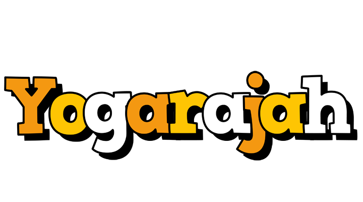 Yogarajah cartoon logo