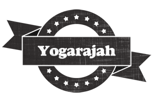 Yogarajah grunge logo