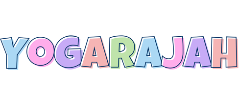 Yogarajah pastel logo