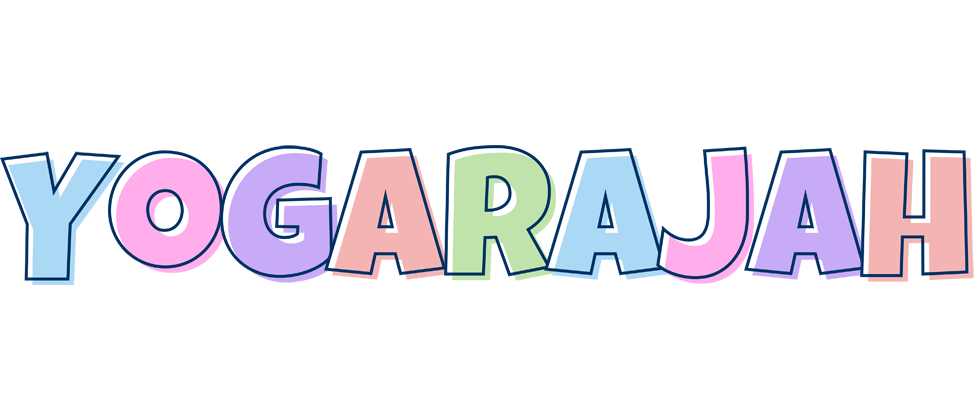 Yogarajah pastel logo