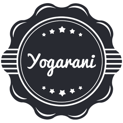 Yogarani badge logo